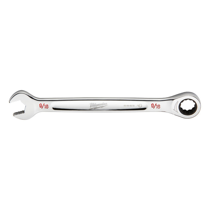 MILWAUKEE Ratcheting Combination Wrench - SAE
