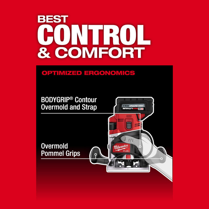 MILWAUKEE M18 FUEL 1/2" Router Kit