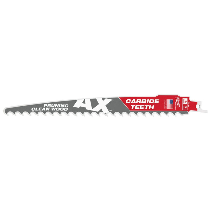 MILWAUKEE 3 TPI AX™ Pruning Clean Wood SAWZALL® Blade w/ Carbide Teeth (3 PACK)