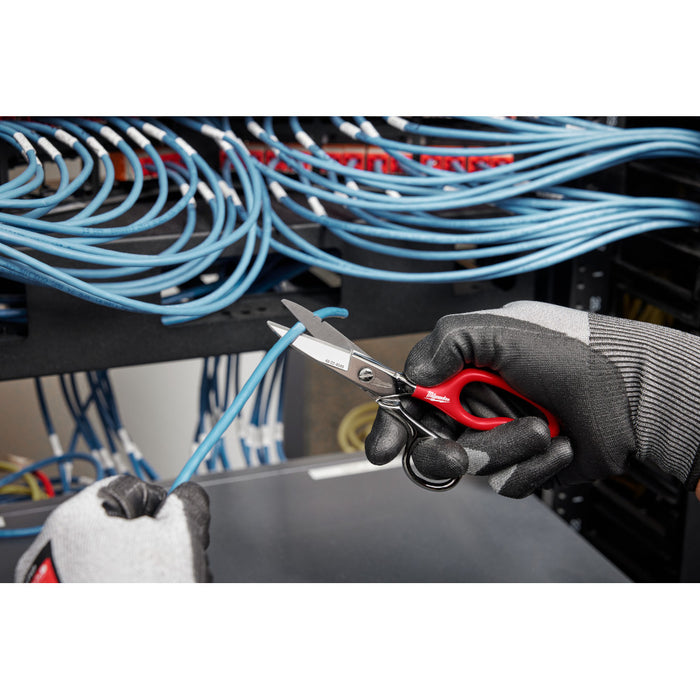 MILWAUKEE Electrician Scissors w/ Extended Handle