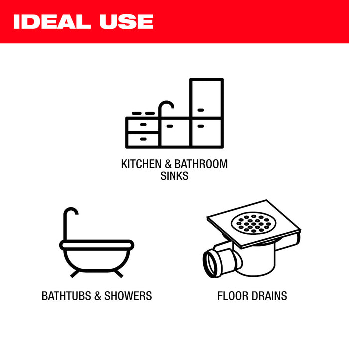 MILWAUKEE M18 Drum Machine Kit w/ 3/8" Cable