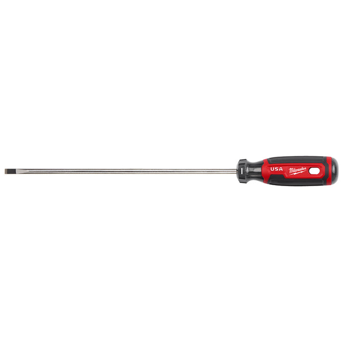 MILWAUKEE 1/4" Cabinet 10" Cushion Grip Screwdriver