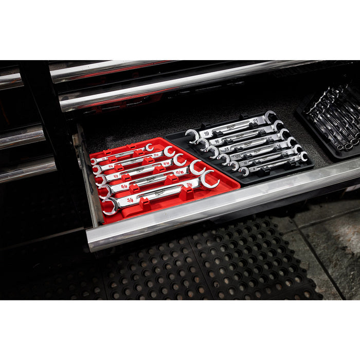 MILWAUKEE 5 PC. Double End Flare Nut Wrench Set - SAE