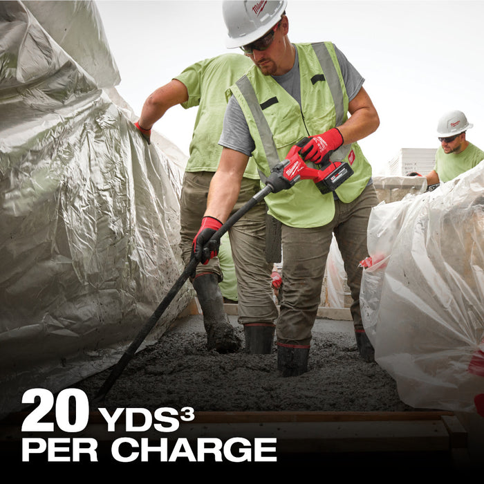 MILWAUKEE M18 FUEL™ Kit de vibrador tipo lápiz para concreto de 8'