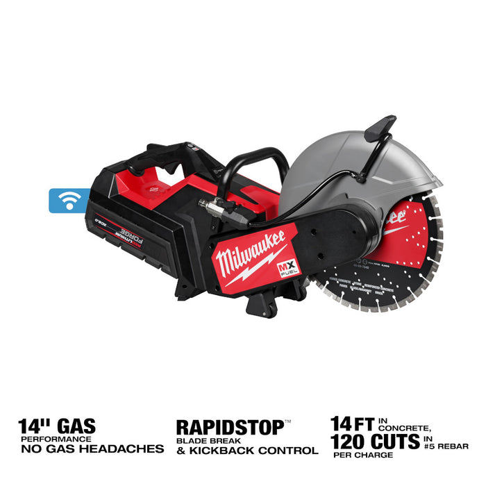 MILWAUKEE MX FUEL™ 14" Cut-Off Saw w/ RAPIDSTOP™ Brake Kit
