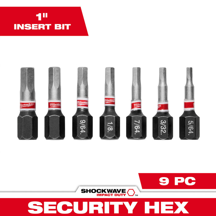 Milwaukee Tools Insert Hex SEC 48-32-4619