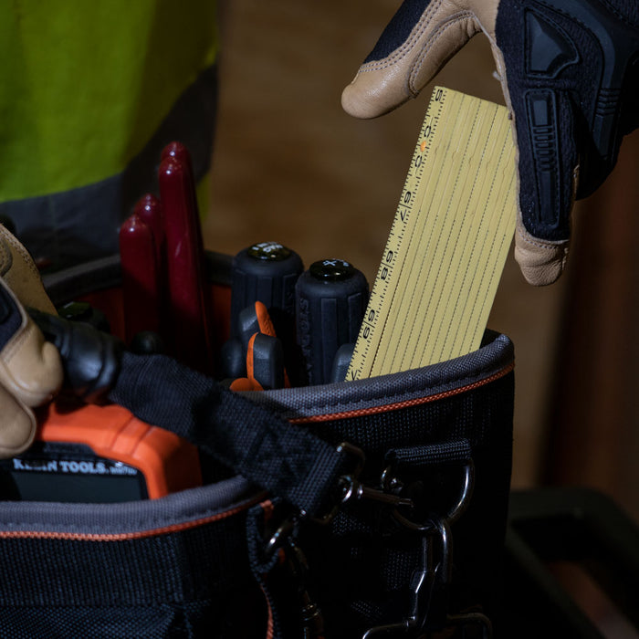 KLEIN TOOLS Metro plegable de fibra de vidrio de lectura interior