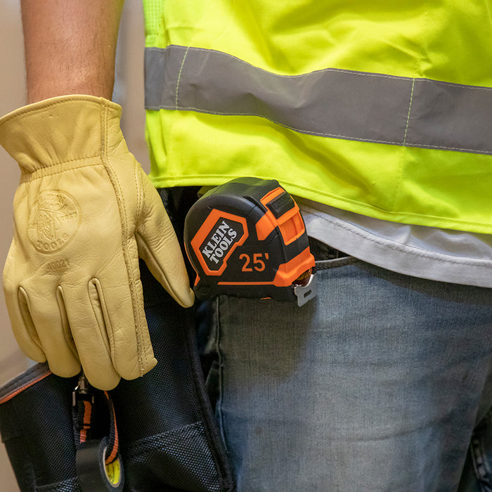 KLEIN TOOLS Cinta métrica de un solo gancho de 25'