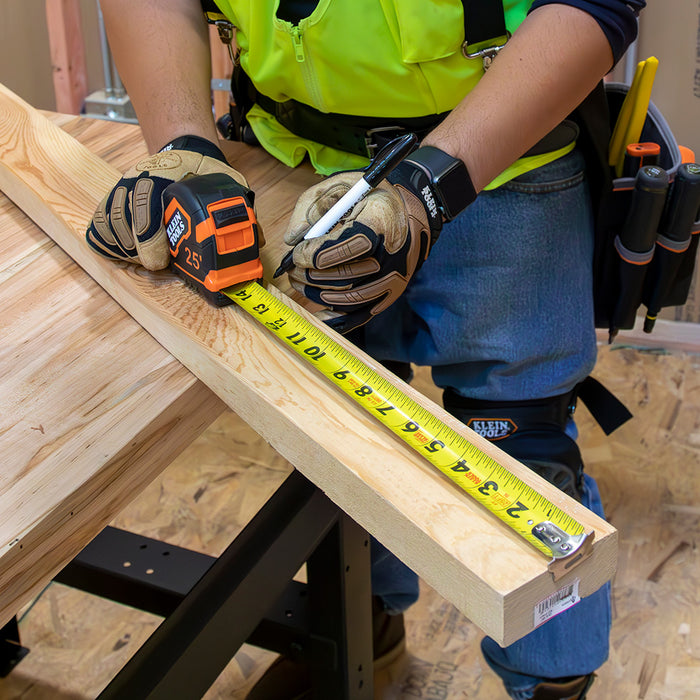 KLEIN TOOLS Cinta métrica de un solo gancho de 25'