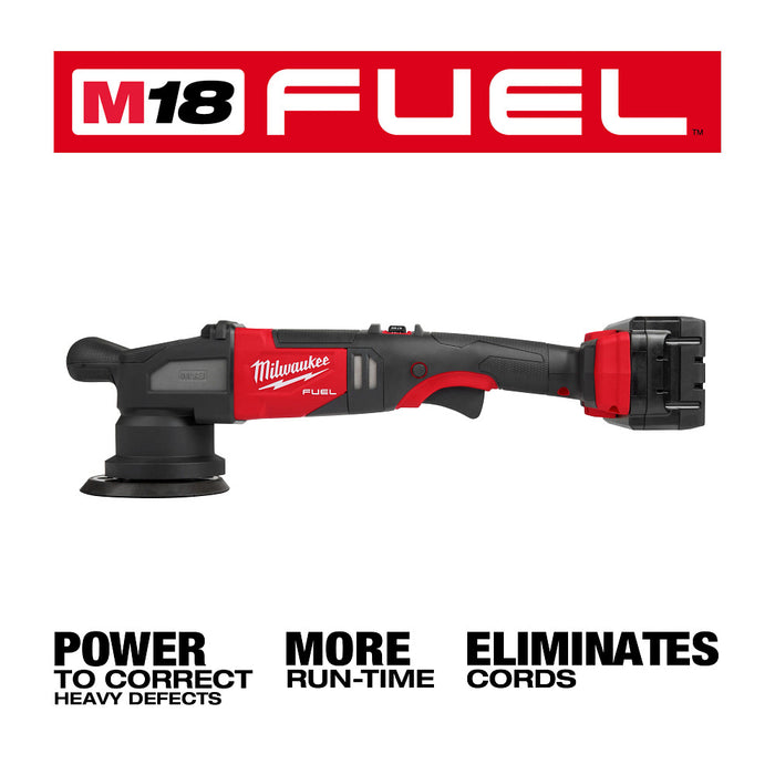Kit de pulidora orbital aleatoria MILWAUKEE M18 FUEL™ de 15 mm