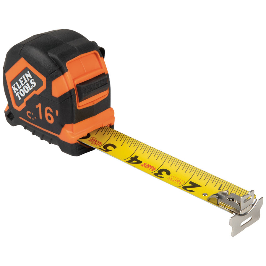 KLEIN TOOLS 16' Magnetic Double-Hook Tape Measure