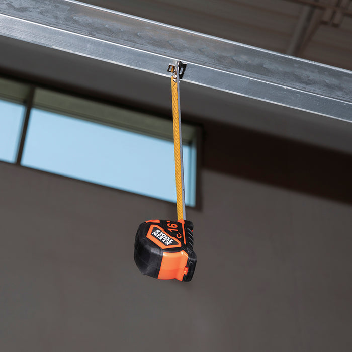 KLEIN TOOLS 16' Magnetic Double-Hook Tape Measure