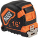 KLEIN TOOLS 16' Magnetic Double-Hook Tape Measure