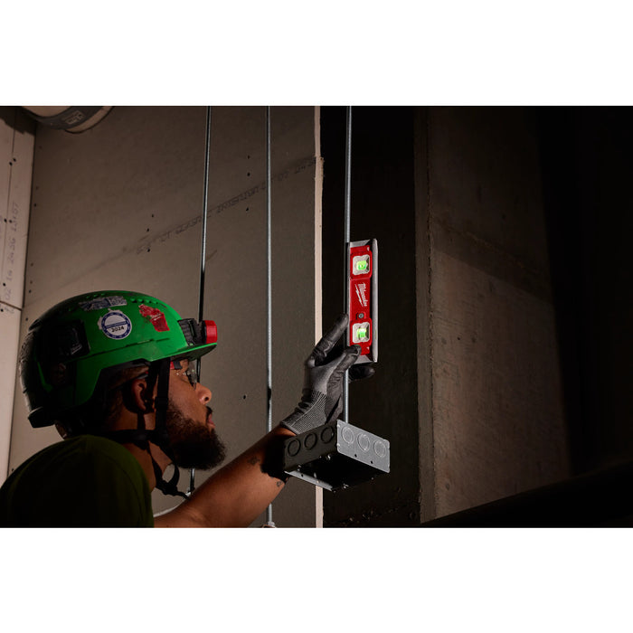 MILWAUKEE 9" Torpedo Level w/ Lighted Vials