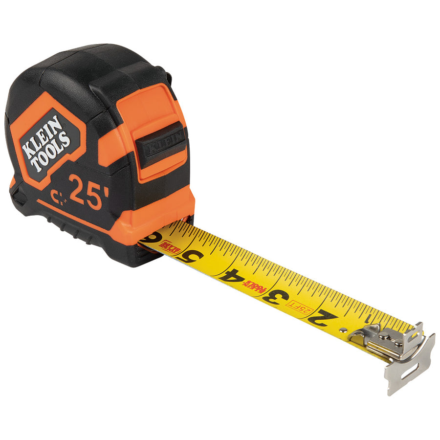 KLEIN TOOLS 25' Magnetic Double-Hook Tape Measure