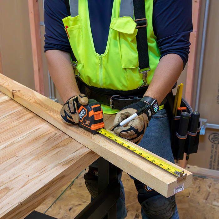 KLEIN TOOLS 30' Magnetic Double-Hook Tape Measure