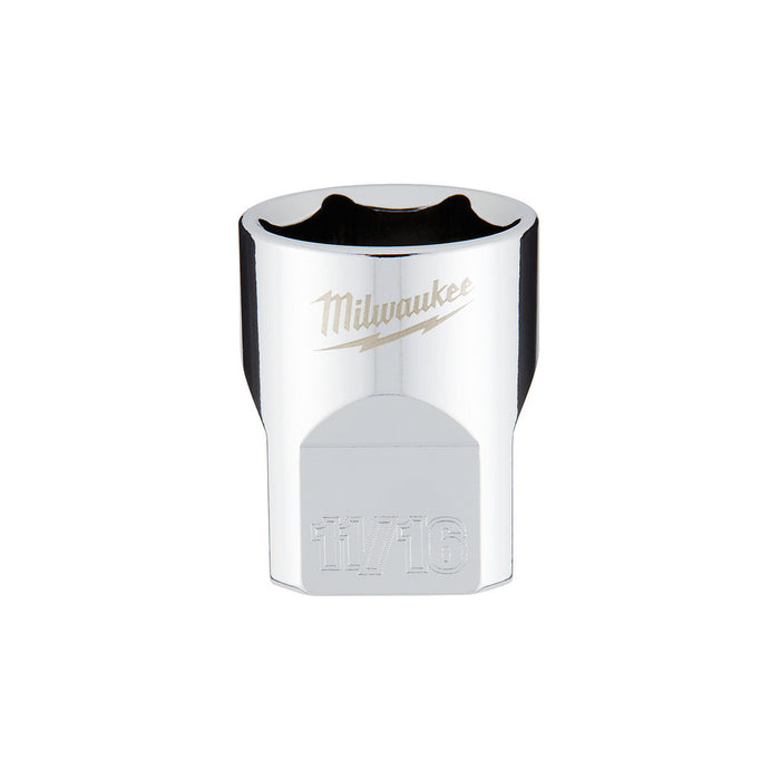 3/8" Drive 11/16" SAE 6-Point Socket