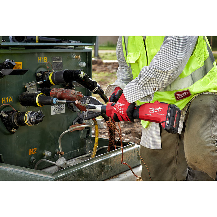 MILWAUKEE M18 FORCE LOGIC 6T Linear Utility Crimper Kit w/ Kearney Jaw