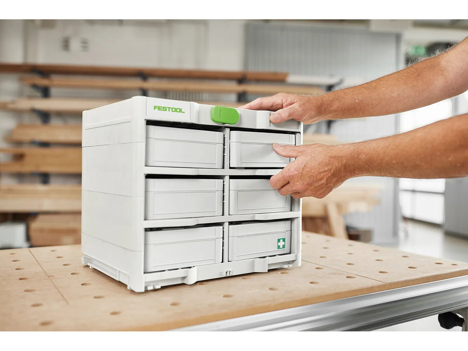FESTOOL Systainer³ Rack SYS3-RK/6 M 337-Set