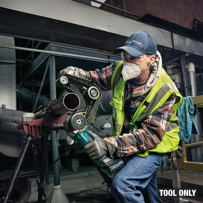 Makita GSB02Z 40V max XGT® Brushless Cordless 1-9/16" x 30" Pipe Belt Sander, Tool Only