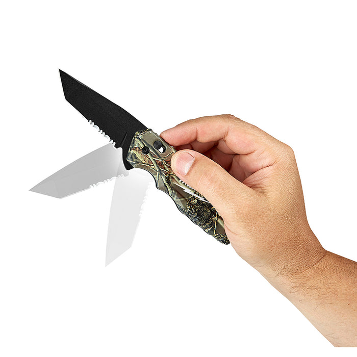 MILWAUKEE FASTBACK Camo Spring Assisted Folding Knife