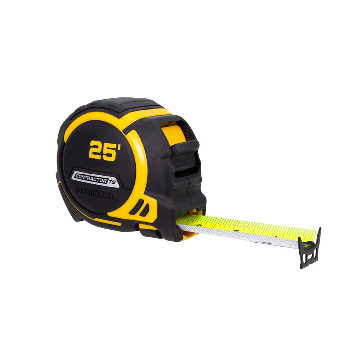 Komelon 25' x 1.25" Magnetic Wide Blade Contractor TS Series