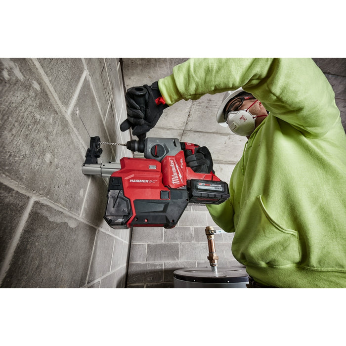 Extractor de polvo exclusivo MILWAUKEE M18 FUEL™ HAMMERVAC™ de 1"