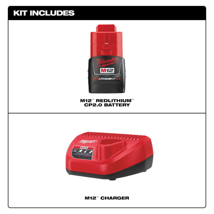 MILWAUKEE M12™ CP2.0 Starter Kit
