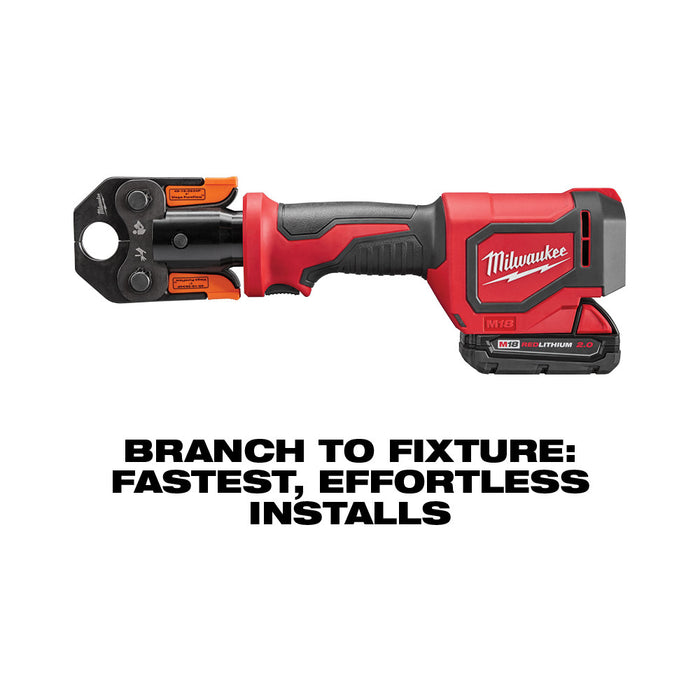 MILWAUKEE M18 Short Throw Press Tool Kit w/ Viega PureFlow Jaws