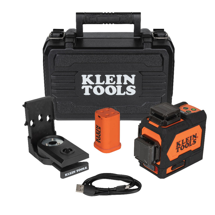 KLEIN TOOLS Rechargeable Self-Leveling Green Planar Laser Level