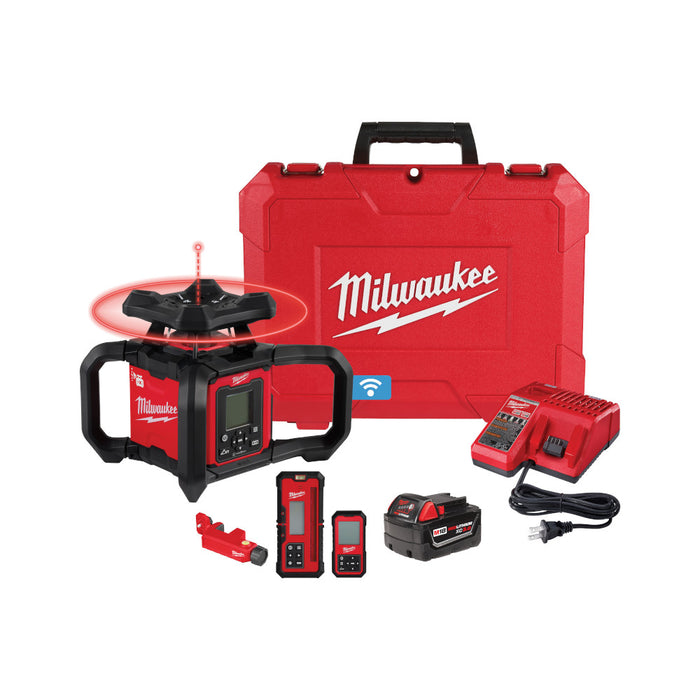 Kit de nivel láser giratorio de doble pendiente para exterior rojo MILWAUKEE M18™