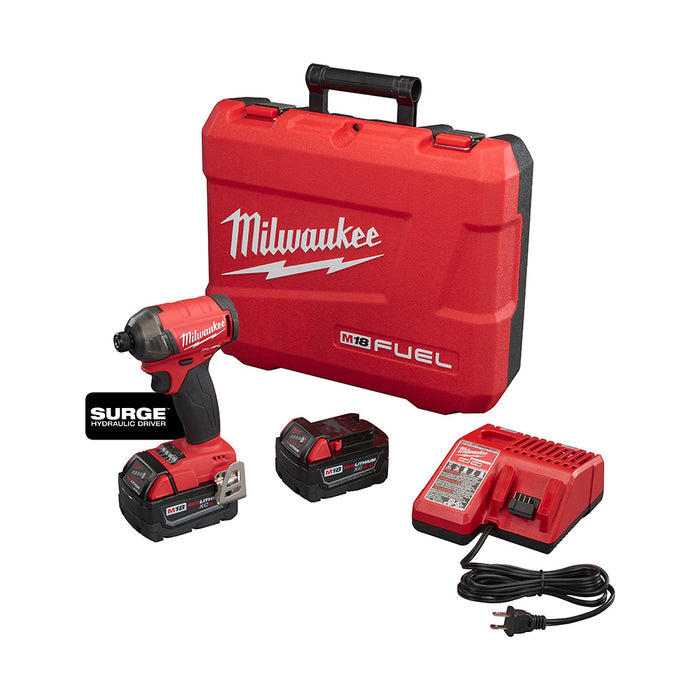 MILWAUKEE M18 FUEL™ SURGE™ 1/4" Hex Hydraulic Driver Kit