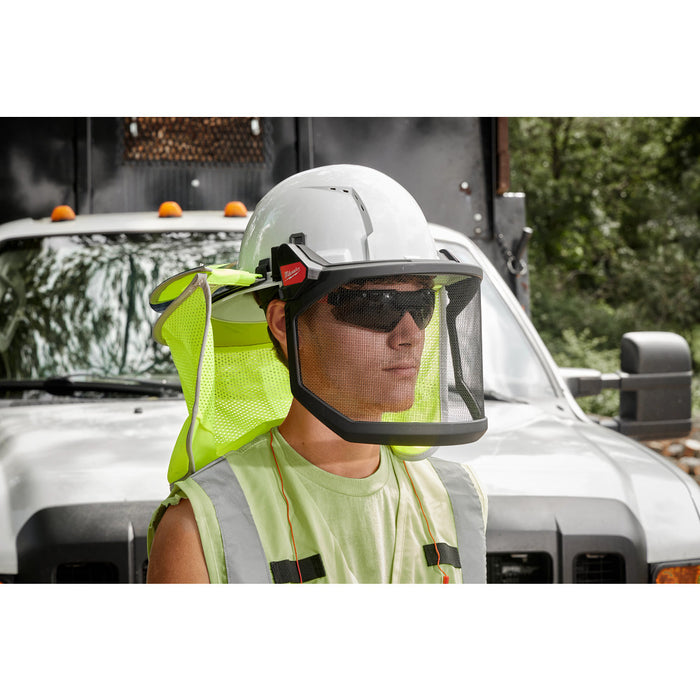 MILWAUKEE BOLT™ Full Brim Hard Hat w/ 4PT Ratcheting Suspension (USA) - Type 1