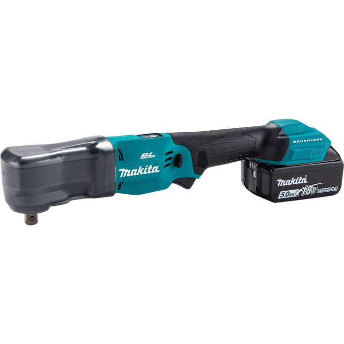 Makita XLT05Z 18V LXT® Lithium-Ion Brushless Cordless High Torque 1/2" Sq. Drive Angle Impact Wrench w/ Detent Pin, Tool Only