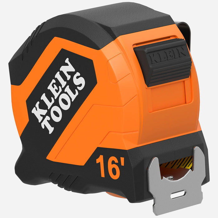 KLEIN TOOLS 16' Compact Double-Hook Tape Measure