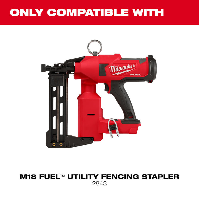 Grapas galvanizadas MILWAUKEE de calibre 9 de 1-3/4"