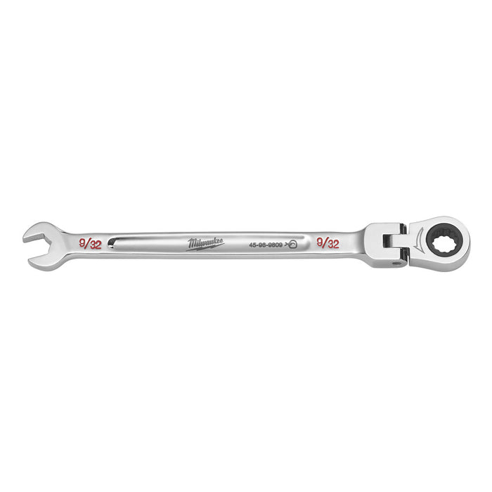 MILWAUKEE Flex Head Ratcheting Combination Wrench - SAE