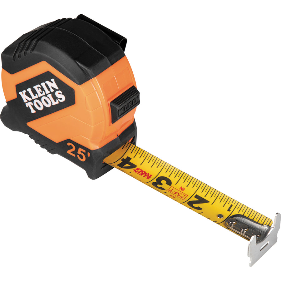KLEIN TOOLS 25' Compact Double-Hook Tape Measure
