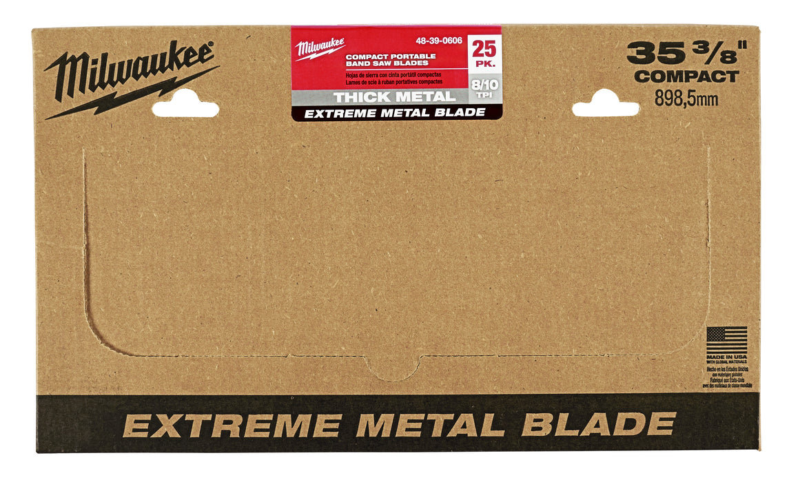 MILWAUKEE EXTREME 8/10TPI BIM COMP BSB 25PK