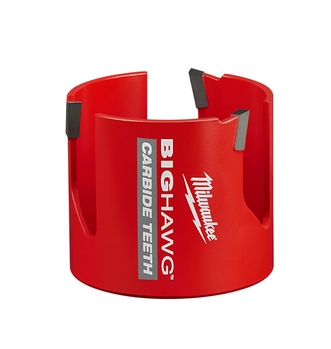 MILWAUKEE BIG HAWG™ con sierras perforadoras con dientes de carburo