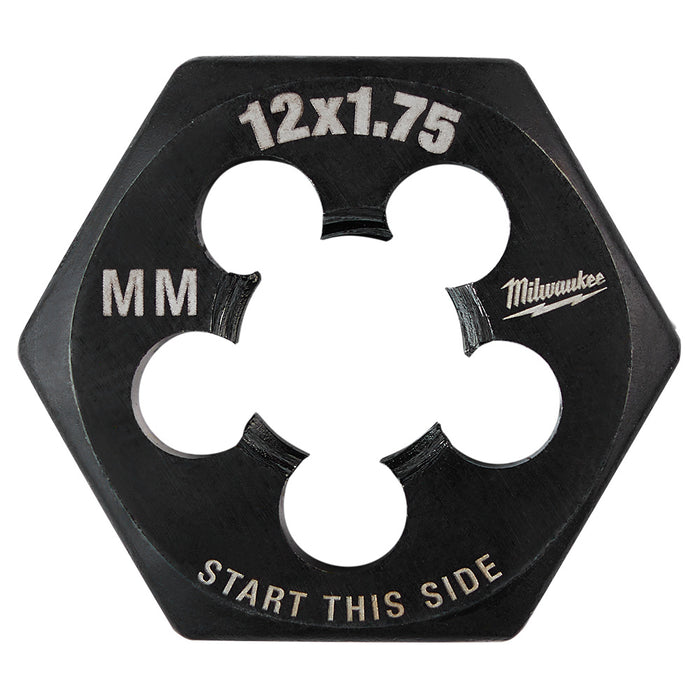 Troquel de roscado hexagonal métrico de 1" MILWAUKEE