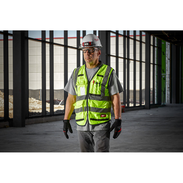 MILWAUKEE Class 2 High Visibility Performance Safety Vest (ANSI & CSA)