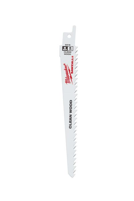 MILWAUKEE 6" 6 TPI Fleam Ground SAWZALL® Blade (5 PACK)