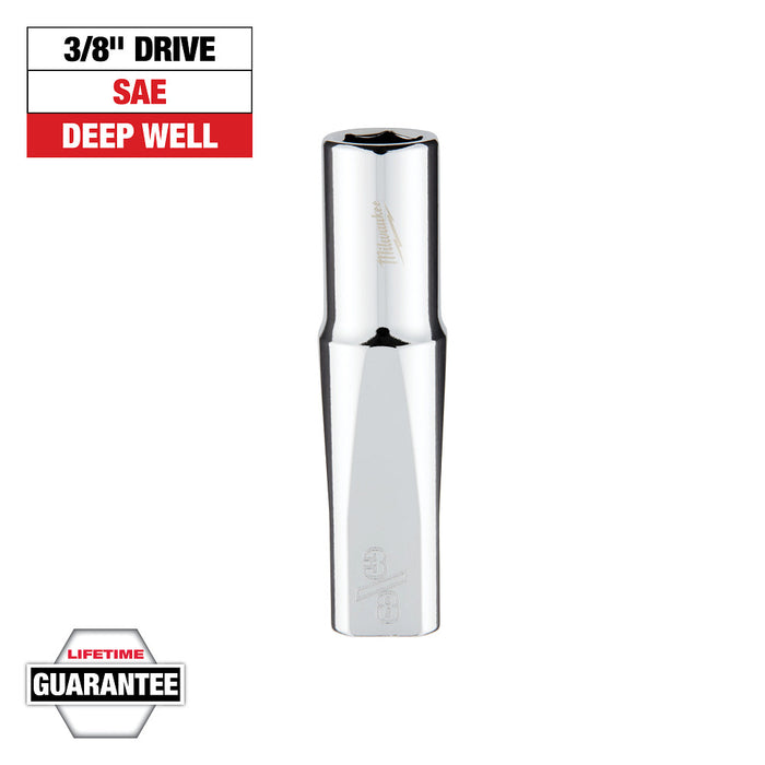 3/8" Drive 3/8" SAE 6-Point Deep Socket