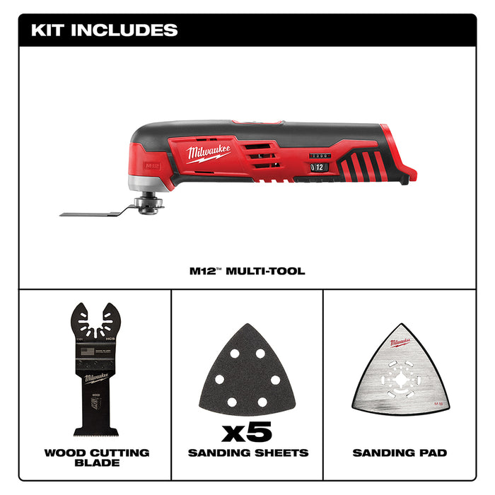 Herramienta múltiple MILWAUKEE M12™ (solo herramienta)