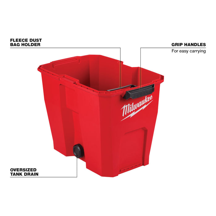 MILWAUKEE 12 Gallon Wet/Dry Vacuum Tank