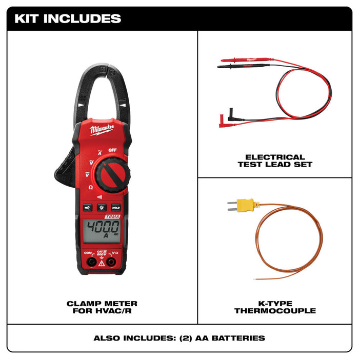 MILWAUKEE Clamp Meter For HVAC/R