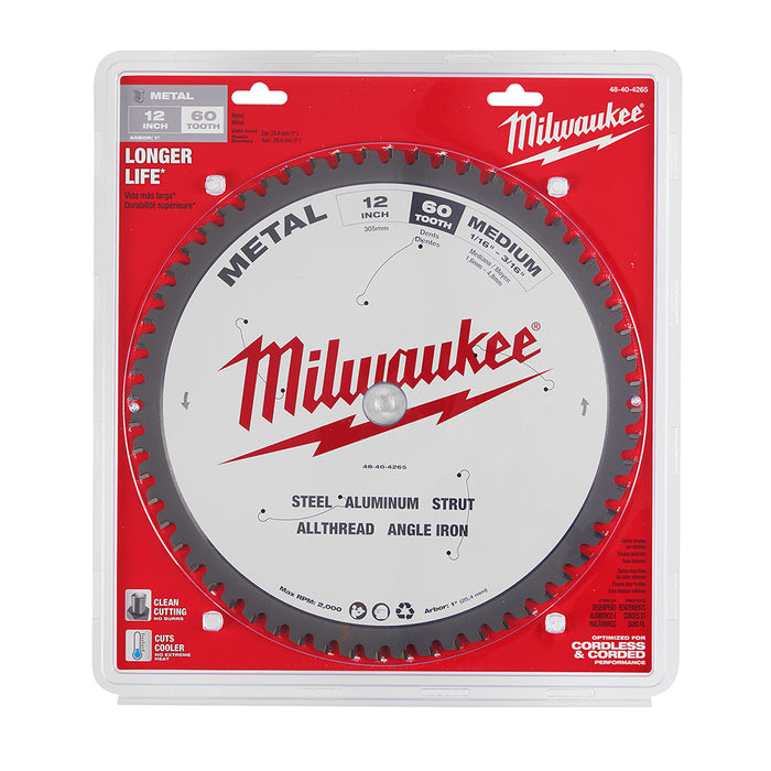Milwaukee Tools 12" FERROUS METAL BLADE 48-40-4265