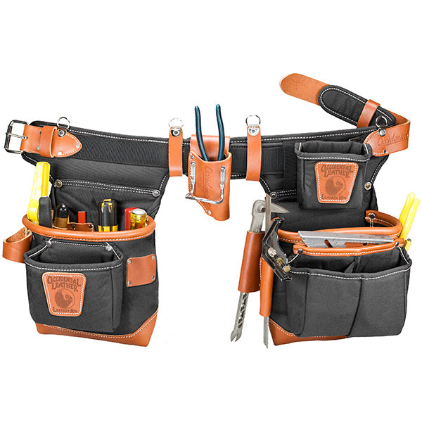 OCCIDENTAL LEATHER Adjust-To-Fit FatLip Tool Bag Set - Left Handed