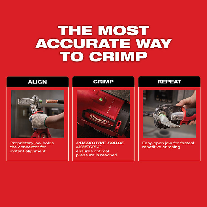 MILWAUKEE M18 FORCE LOGIC 600 MCM Crimper Kit